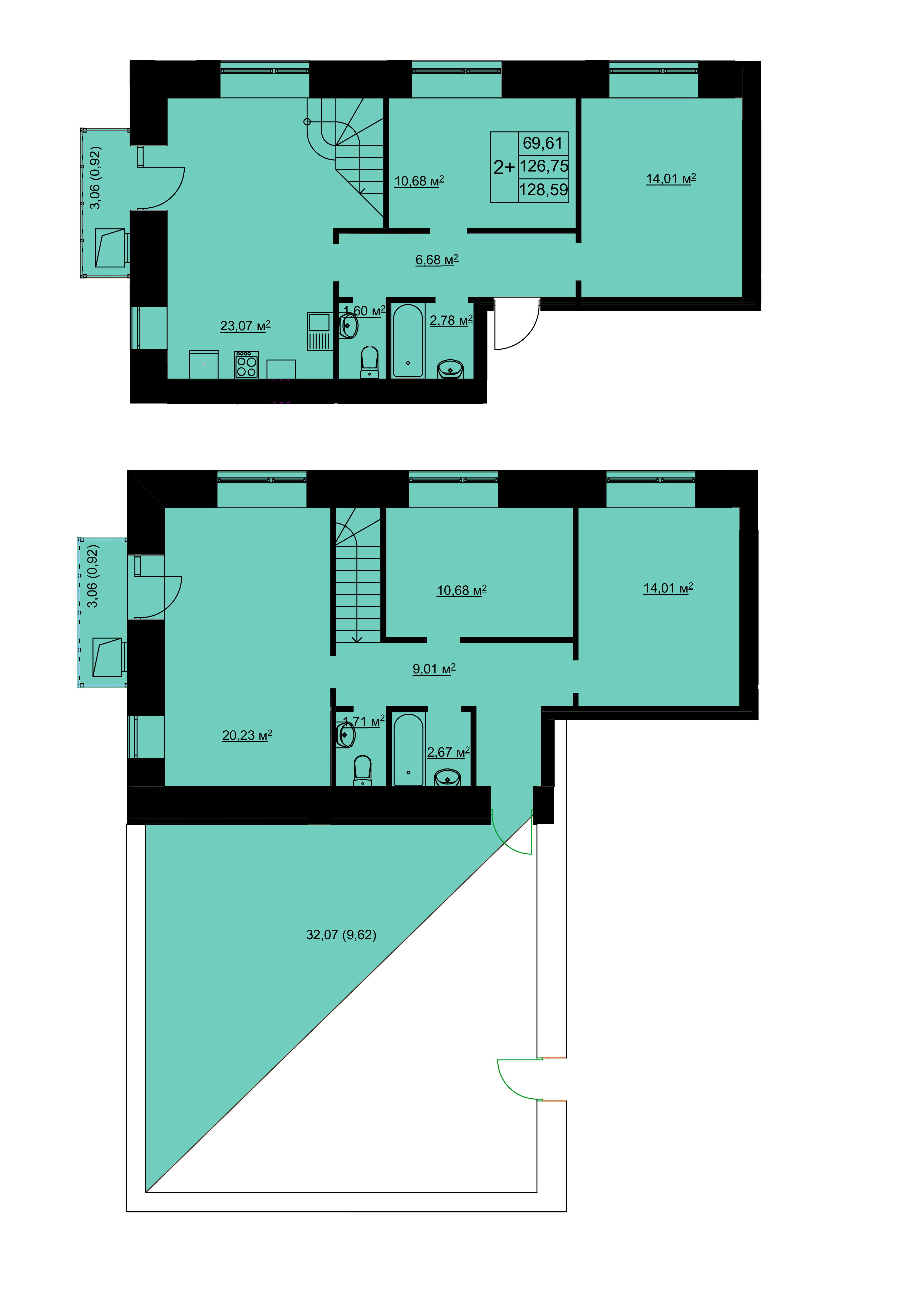 1-комн. 39,84 м2